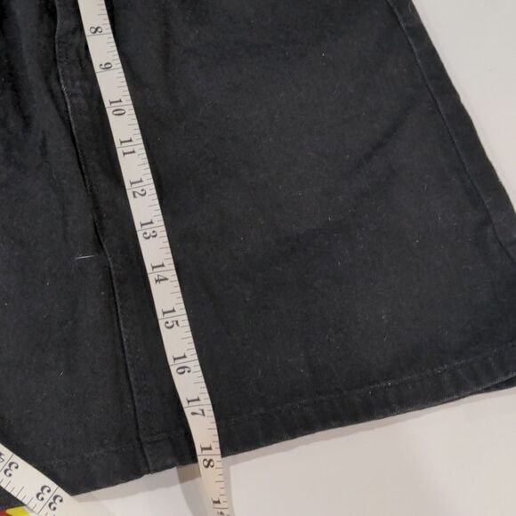 H&M Divided Black Denim Skirt Elastic Waist Paper Bag Size 6 NWT - Picture 6 of 8